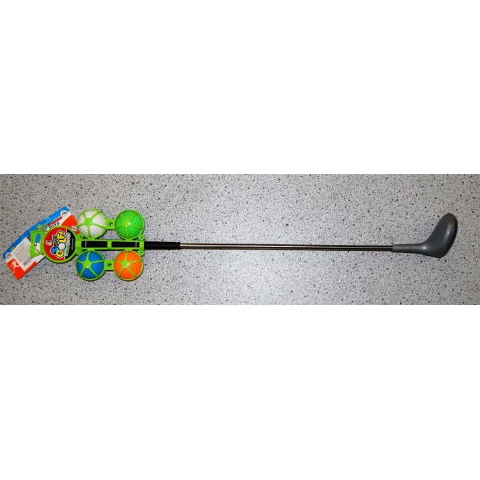 video Demon Kwaadaardig Golfstick metaal + 4 ballen kopen? | VerraXL Speelgoed